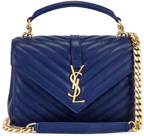 blue ysl purse|ysl shoulder bag price.